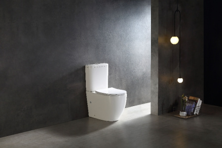 Унитаз напольный Santiline Торнадо SL-5026 белый